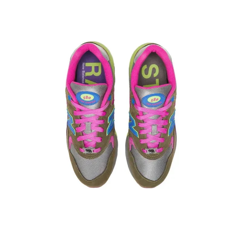NEW BALANCE 580 STRAY RATS KHAKI PURPLE