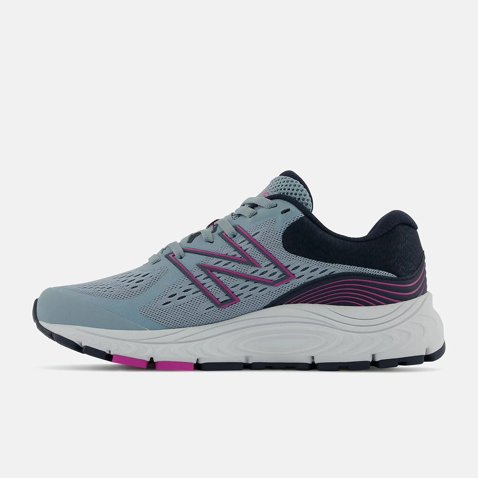 New Balance - Women's 840 v5 - Cyclone / Eclipse / Magenta Pop