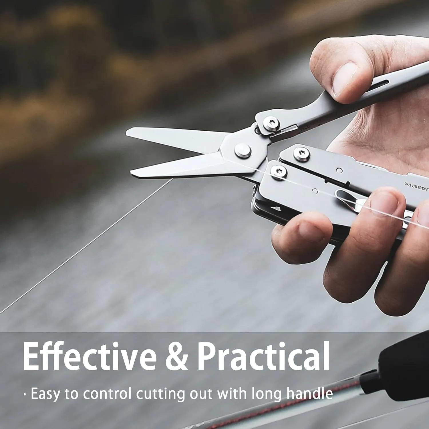 NexTool Flagship Pro Multitool, Foldable Utility Knife with Safety Locking, EDC Multitool with Pocket Knife, Full Size Scissors, Can Opener for Camping, Survival, Fishing, Cool Gifts for Men