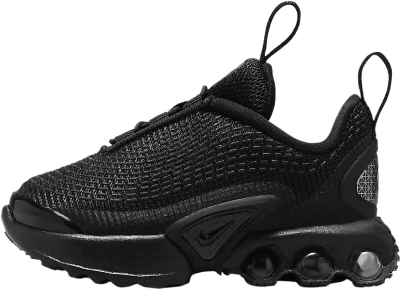 Nike Air Max Dn Baby/Toddler Shoes (FN4452-004, Shown: Black/Black/Metallic Dark Grey/Black) Size 7