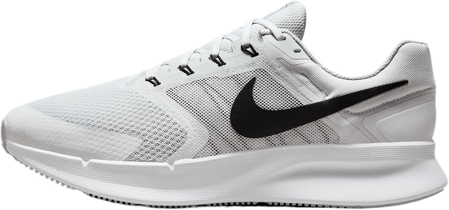 Nike Men's Swift 3 Road Running Shoes Sneaker, Photon Dust/Black-White-Wolf Grey, 8 X-Wide