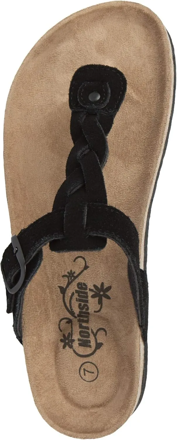 Northside Women's Dina Open Toe Cork Sandal Slide