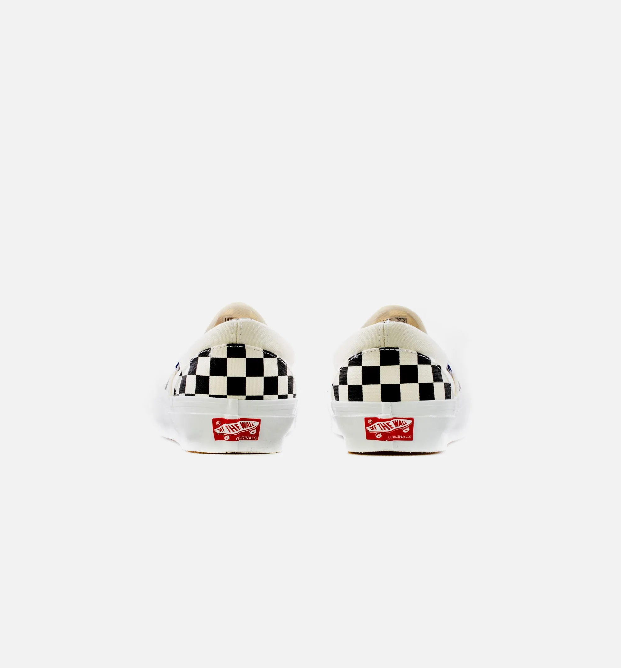 OG Classic Slip On LX Checkered Mens Skate Shoe - Black/Cream