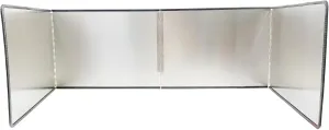Oil Splash Guard- Anti Splatter Cooking Shield, Splatter Screen for Frying Pan, splatter Guard for Cooking, Stainless Steel Splatter Screen Fry Wall (4 Sided：31.5 x 15.75x 11.81 in)