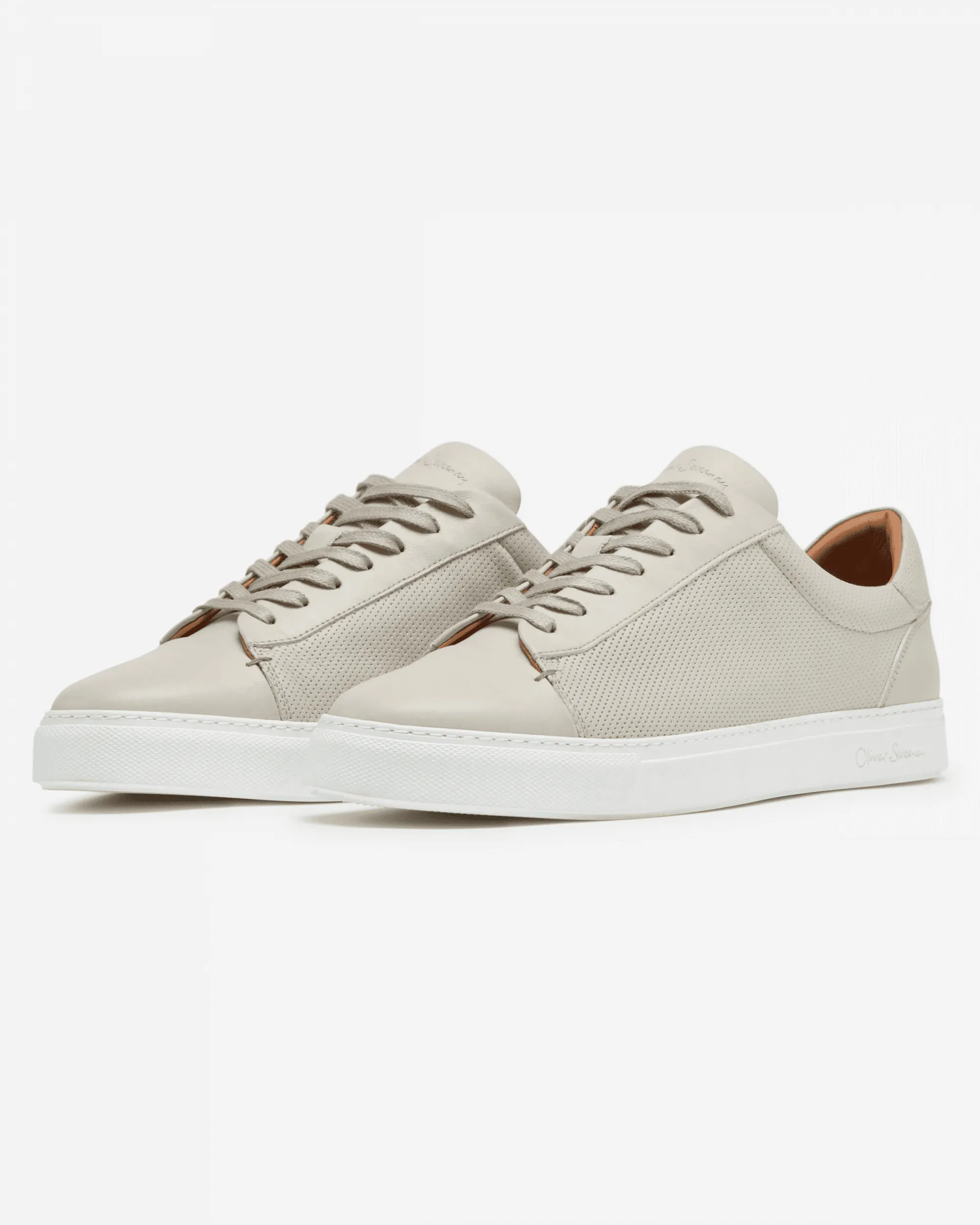 Oliver Sweeney Almada Mens Perforated Leather Trainers