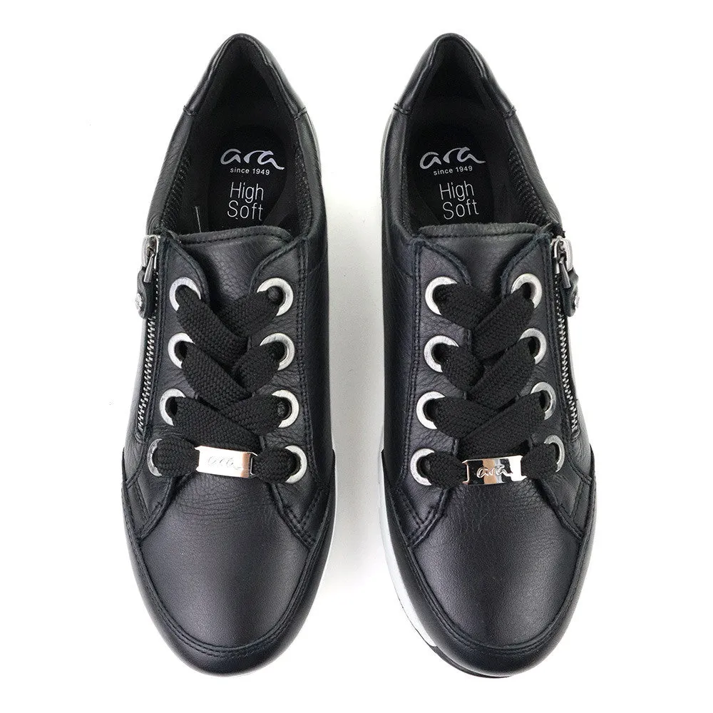 Ollie Black Leather