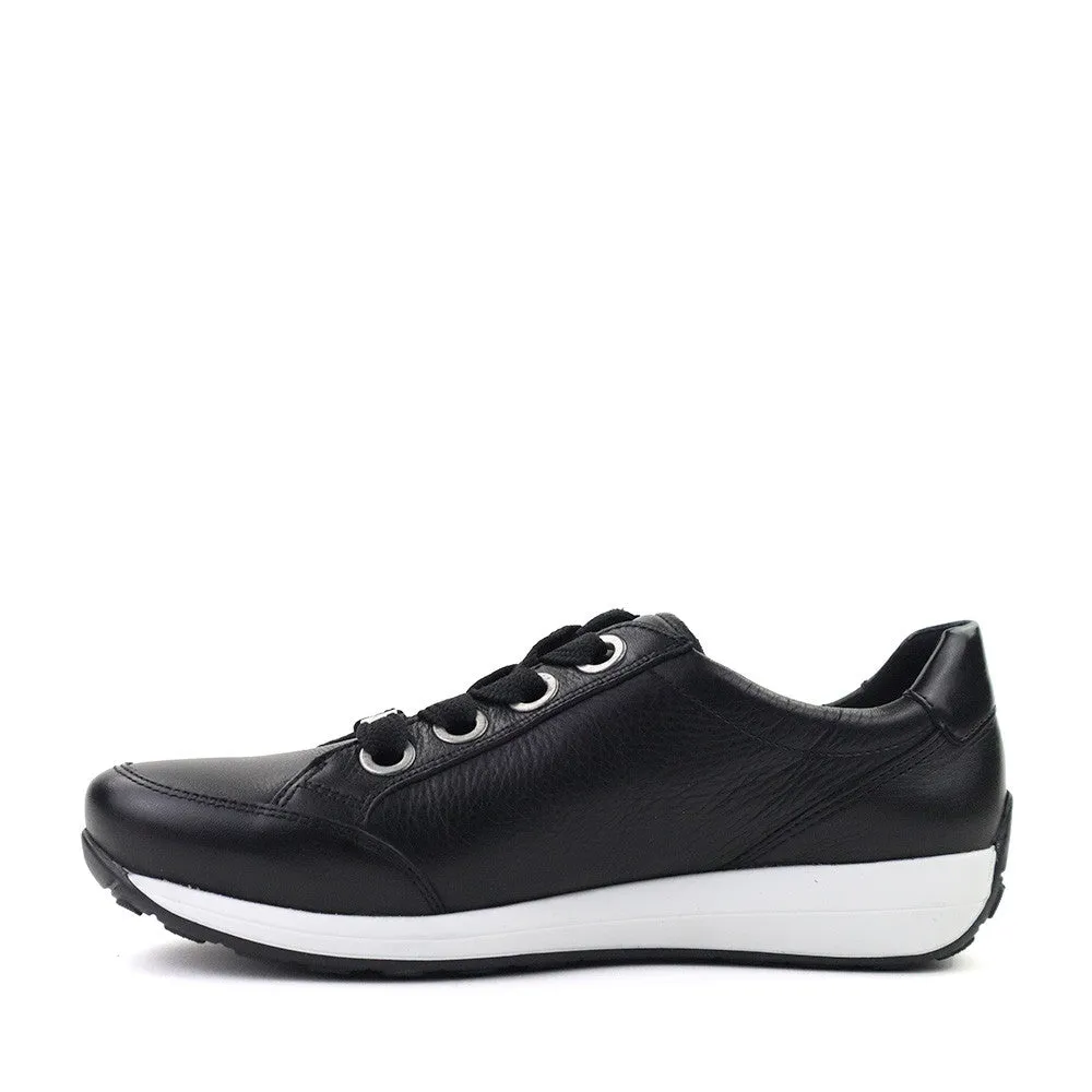 Ollie Black Leather