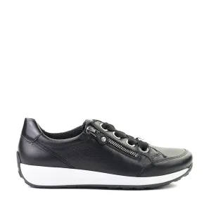 Ollie Black Leather