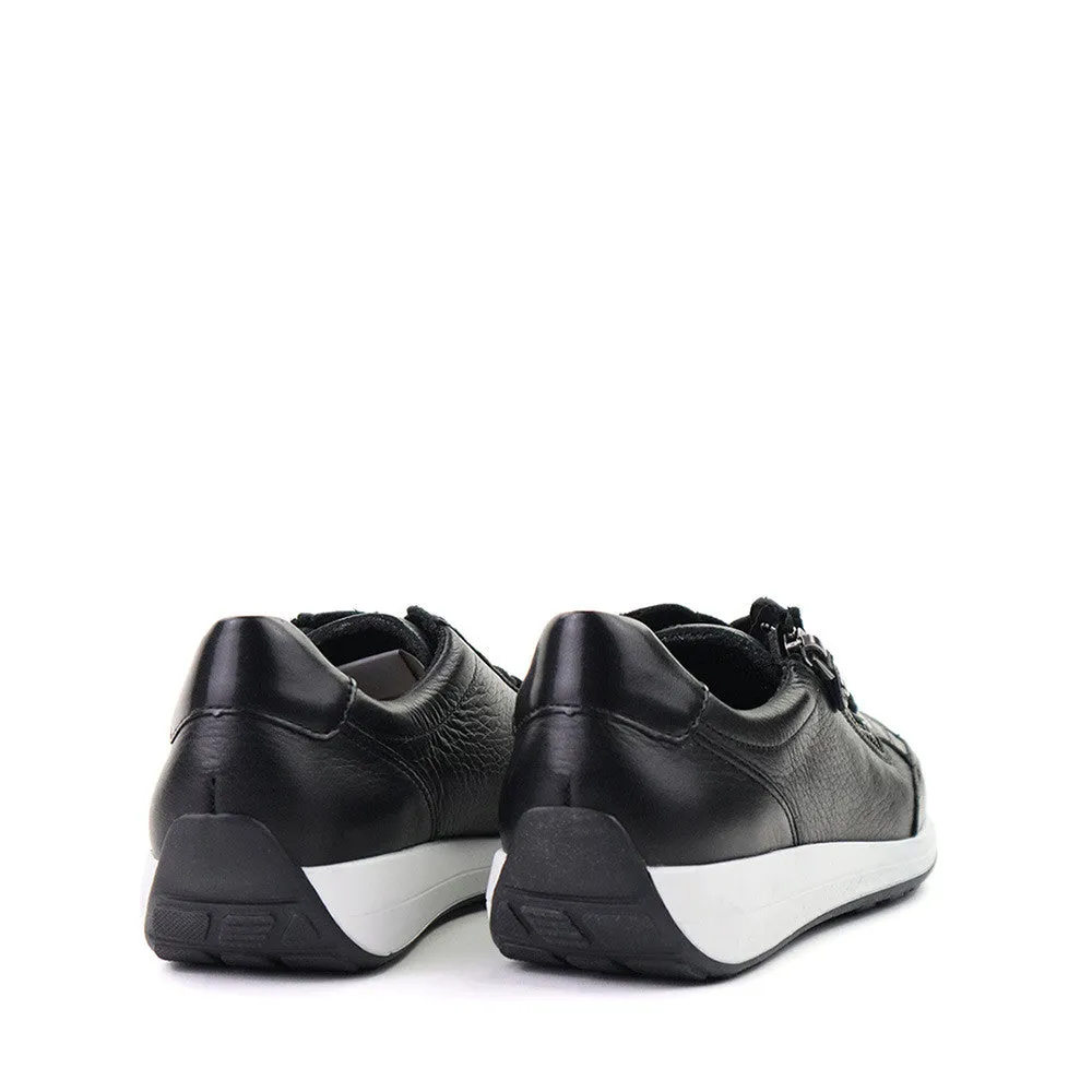 Ollie Black Leather