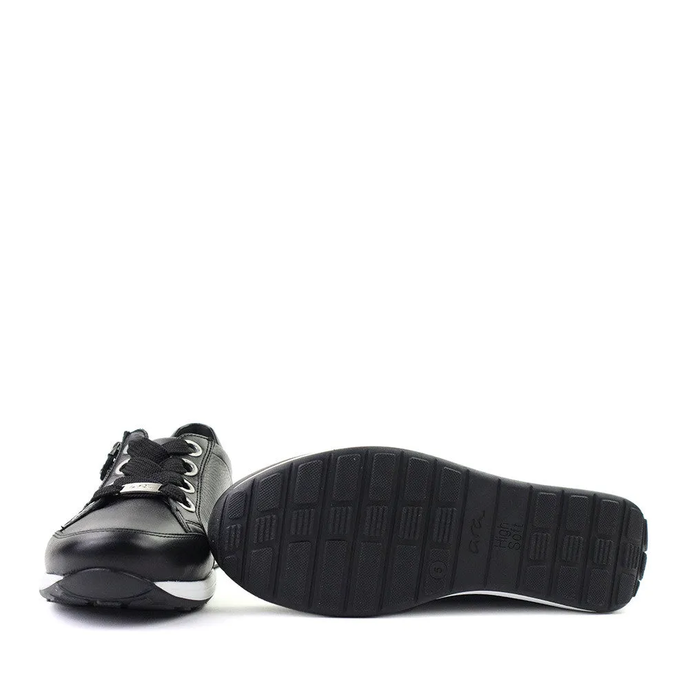 Ollie Black Leather