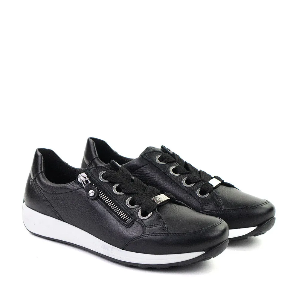 Ollie Black Leather