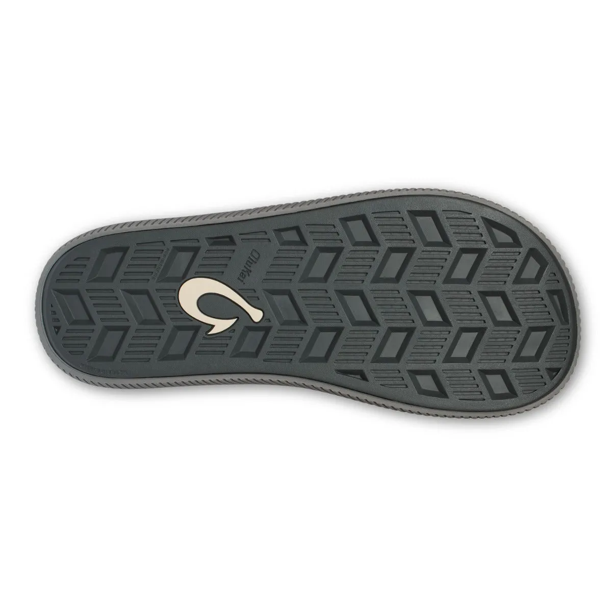 Olukai Blue Depth/Charcoal Ulele Men's Water-Ready Beach Sandals 10435-TF26