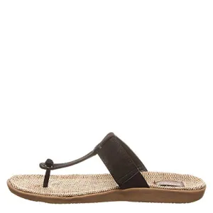 Open Top-tier options Flip Flop Laurel Toe Casual Machine learning Toe Flat Bearpaw Sandals Thong Black Womens