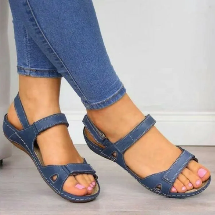 Orthopedic Premium Faux Leather Women Sandals