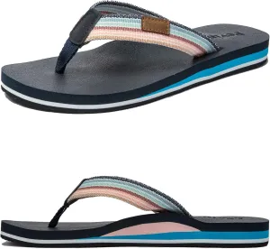 Pevino Women's Orthotic Flip Flops,Casual Comfortable Yoga Mat Thong Sandal with Arch Support