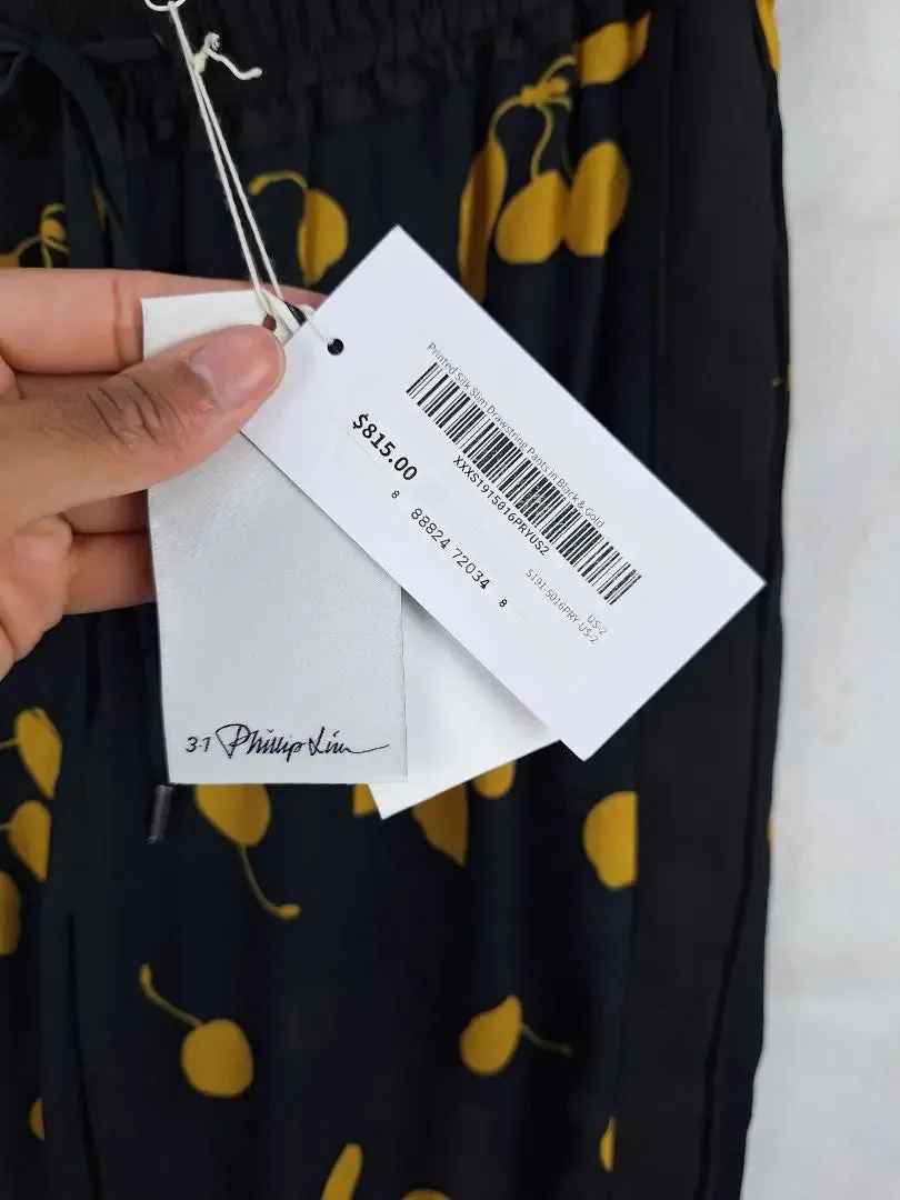 Phillip Lim Lightweight Slim Floral Pants Size 6