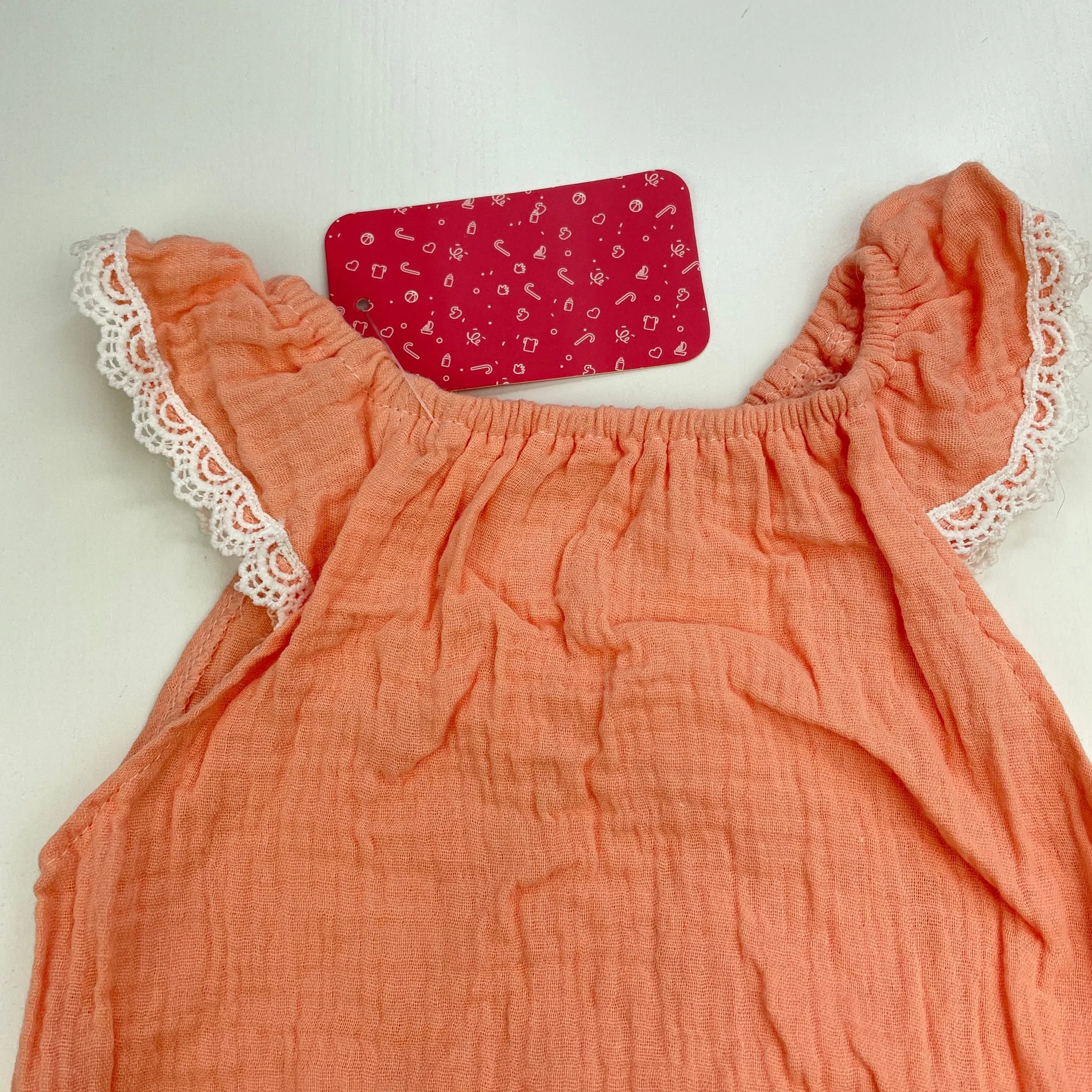 pink lightweight romper, size 1, BNWT