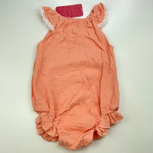 pink lightweight romper, size 1, BNWT