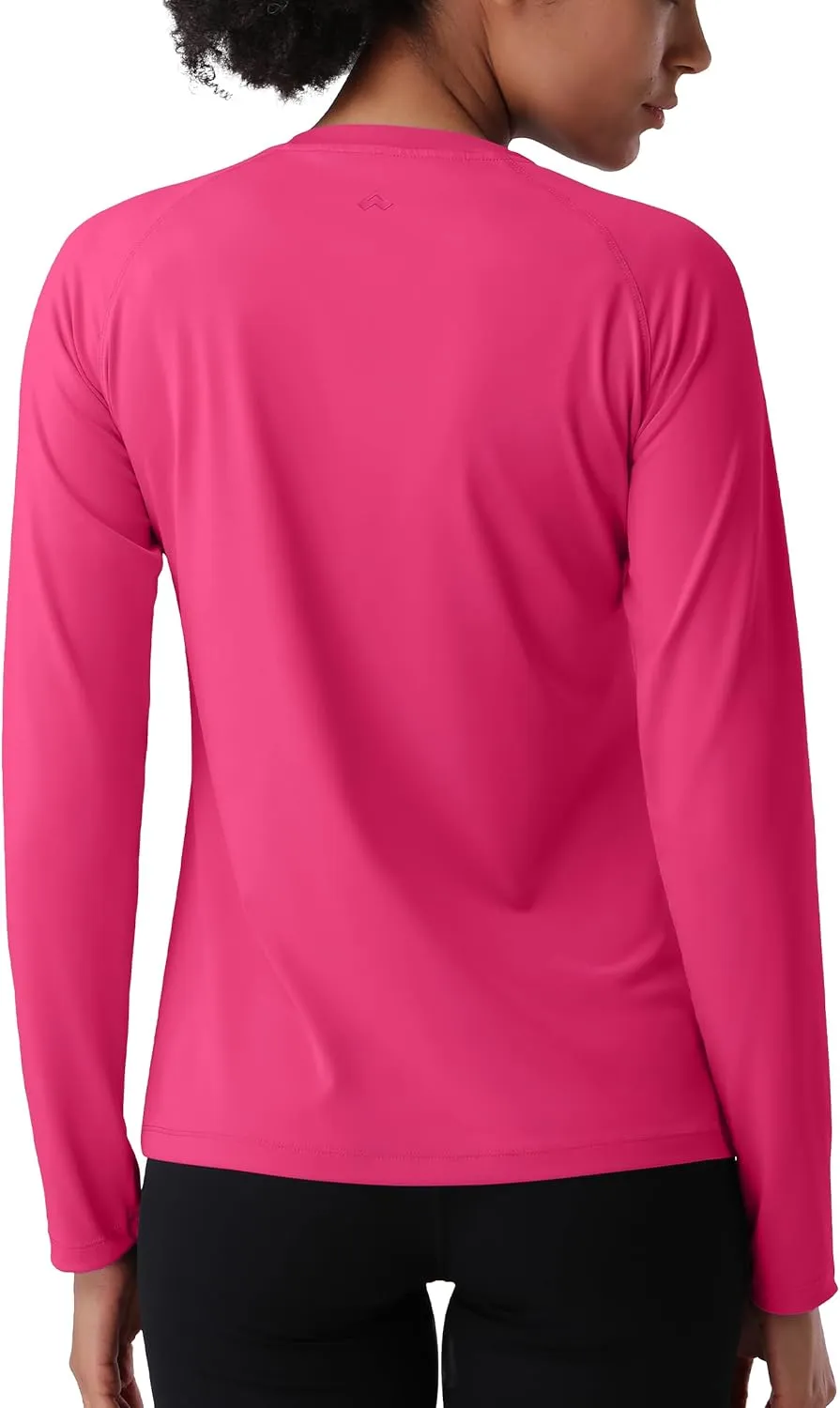 Pioneer Camp Women's UV Sun Protection SPF Shirt V Neck UPF 50  Long Sleeve Workout Tops Quick Dry Rash Guard Hiking Running