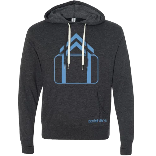 PodShare Core 3 Pullover Lightweight Hoodie (Charcoal)