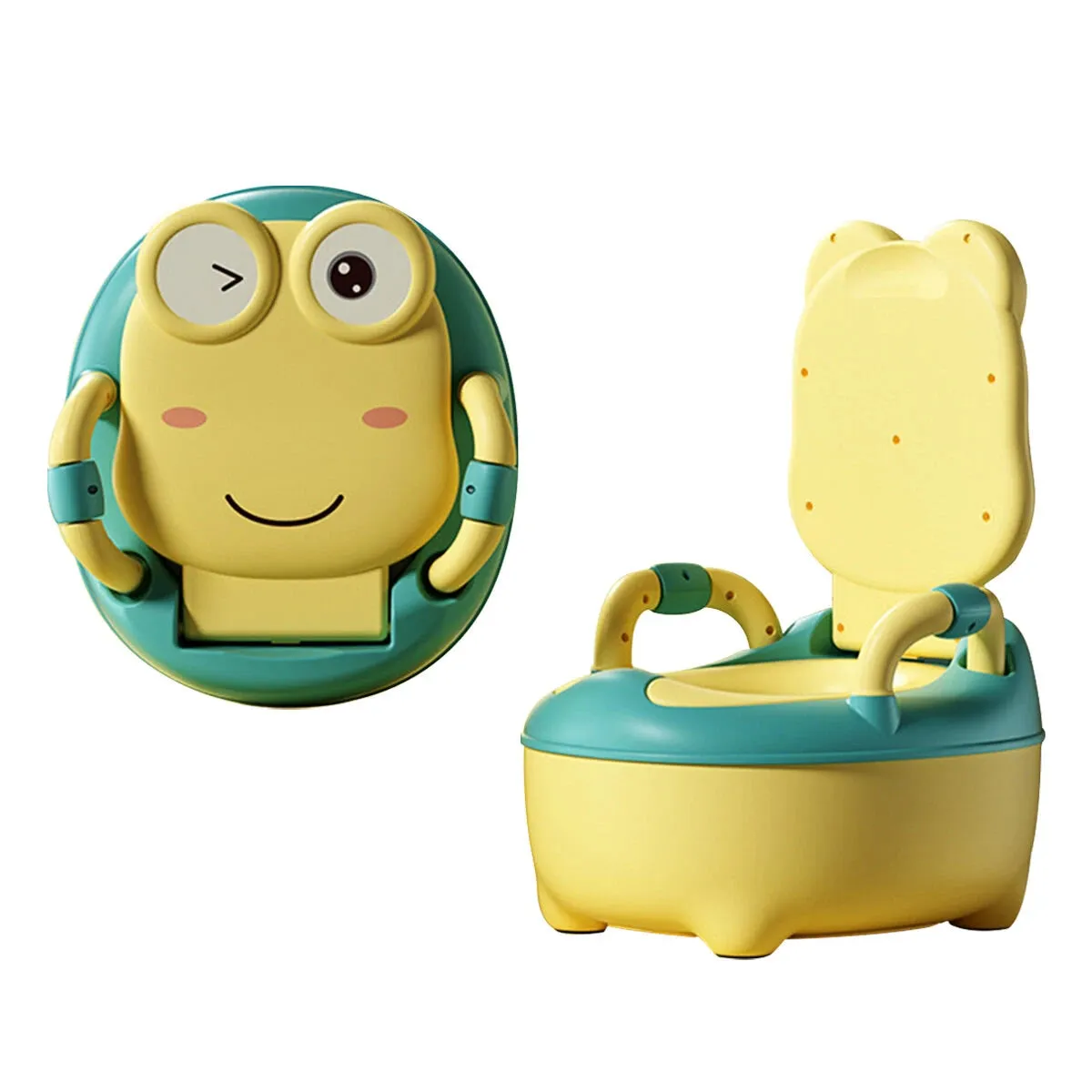 Portable Baby Potty Kids Children Training Toilet Trainer Stool With Cushion for 0-4 Years