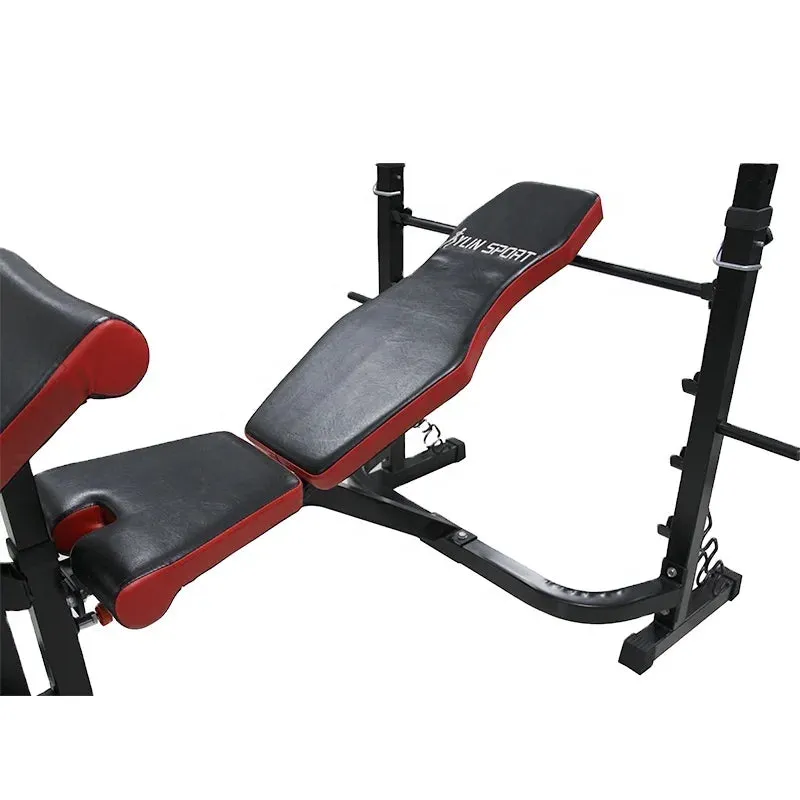 Pro-Gym Exercise Biceps Triceps Curl Flat Weight Multi Bench Press