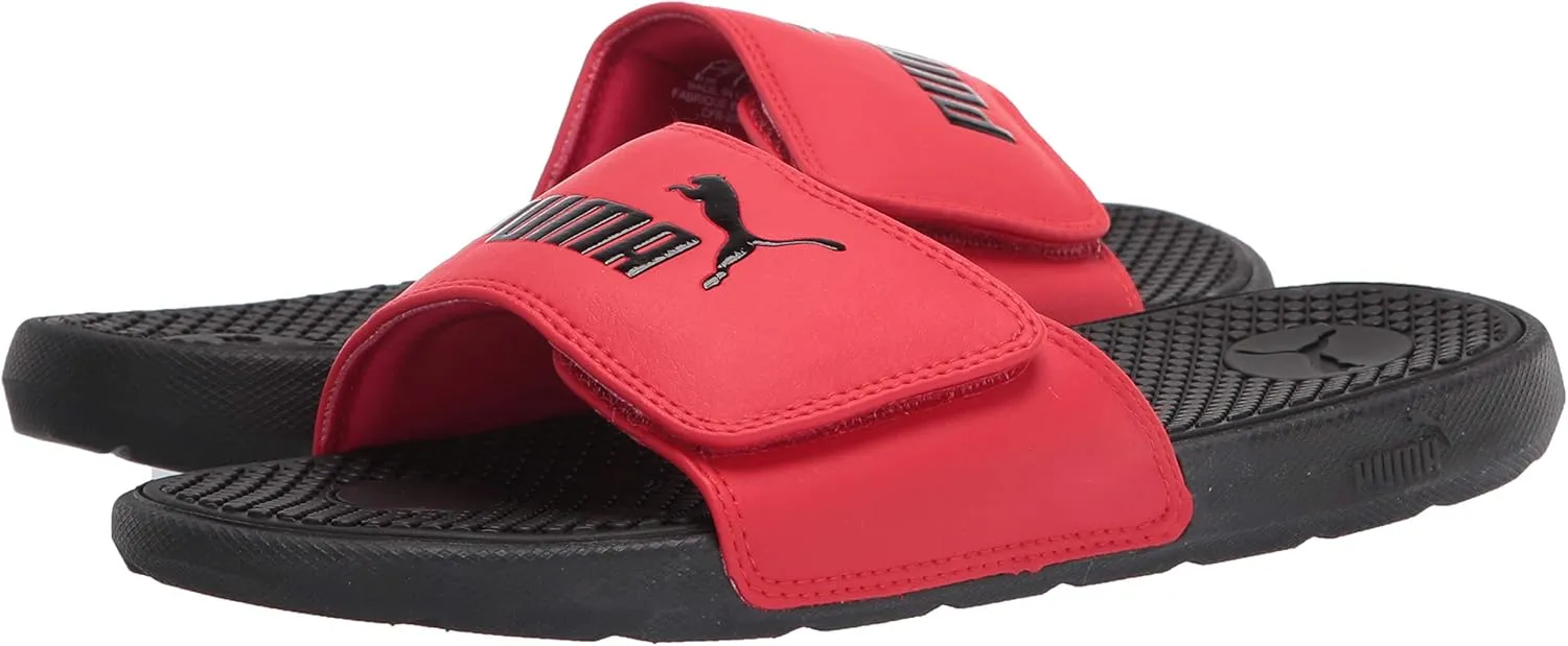 PUMA Unisex-Child Cool Cat Hook and Loop Slide Sandal