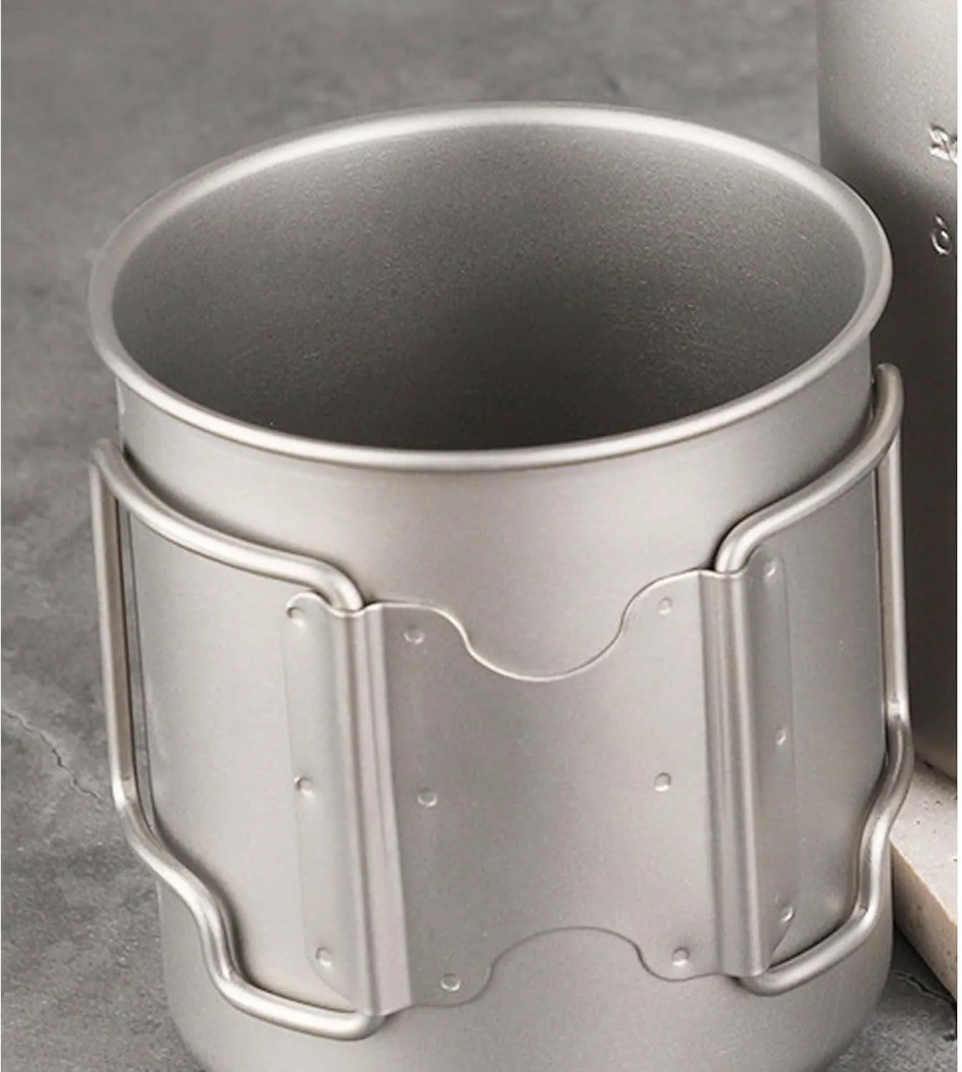 Pure titanium cup outdoor camping portable mug(700ml)