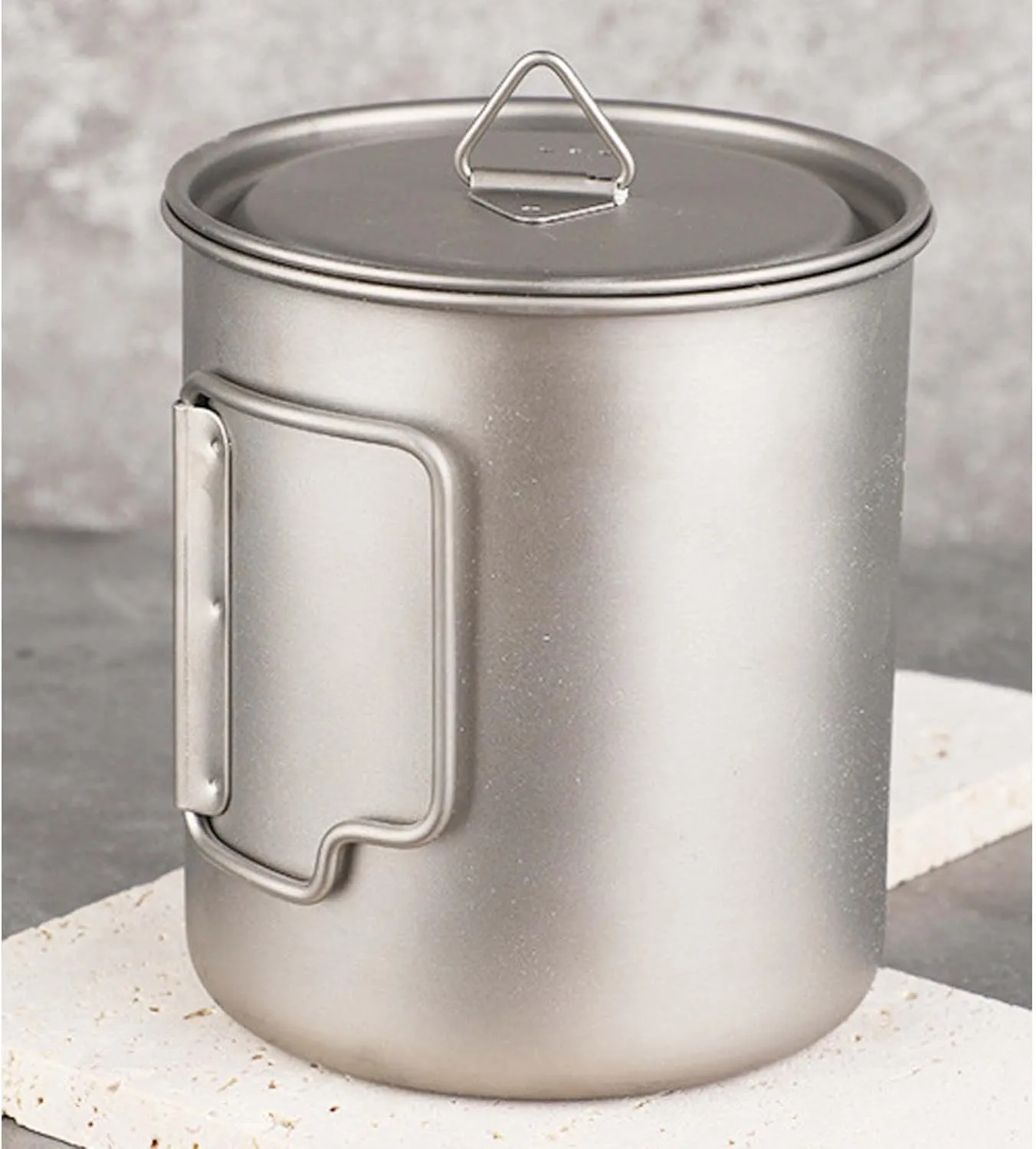 Pure titanium cup outdoor camping portable mug(700ml)