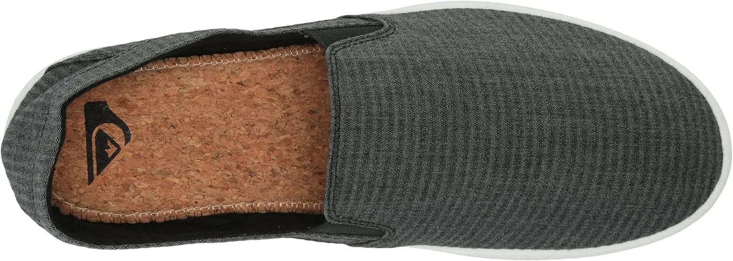 Quiksilver Men's Harbor Warf Slip-on Lowtop Casual Shoe Sneaker Boat