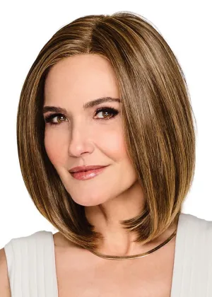 Raquel Welch Cruise Control Mid-Length Pageboy Bob Hand-Tied Wig by Hairuwear, Average Cap - RL12/16 Honey Toast