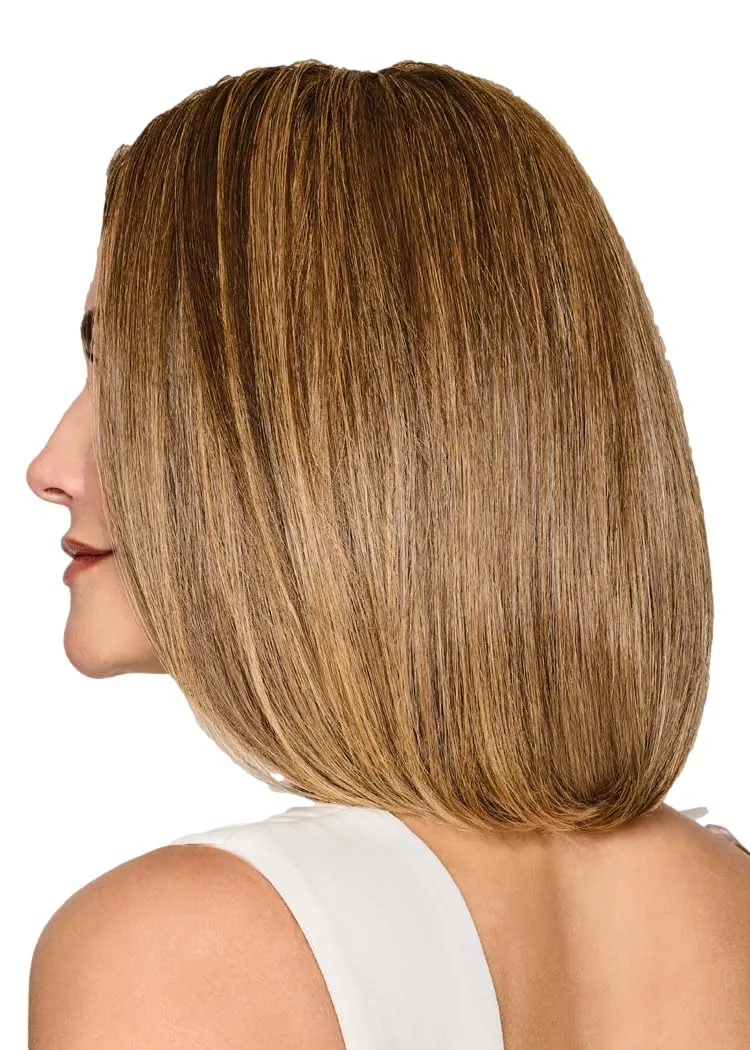 Raquel Welch Cruise Control Mid-Length Pageboy Bob Hand-Tied Wig by Hairuwear, Average Cap - RL12/16 Honey Toast
