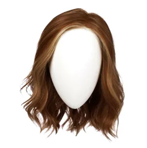 Raquel Welch Simmer Elite Layered Shoulder Length Wig With Lightweight Hand-Tied Base, Average Cap - RL12/16 Honey Toast