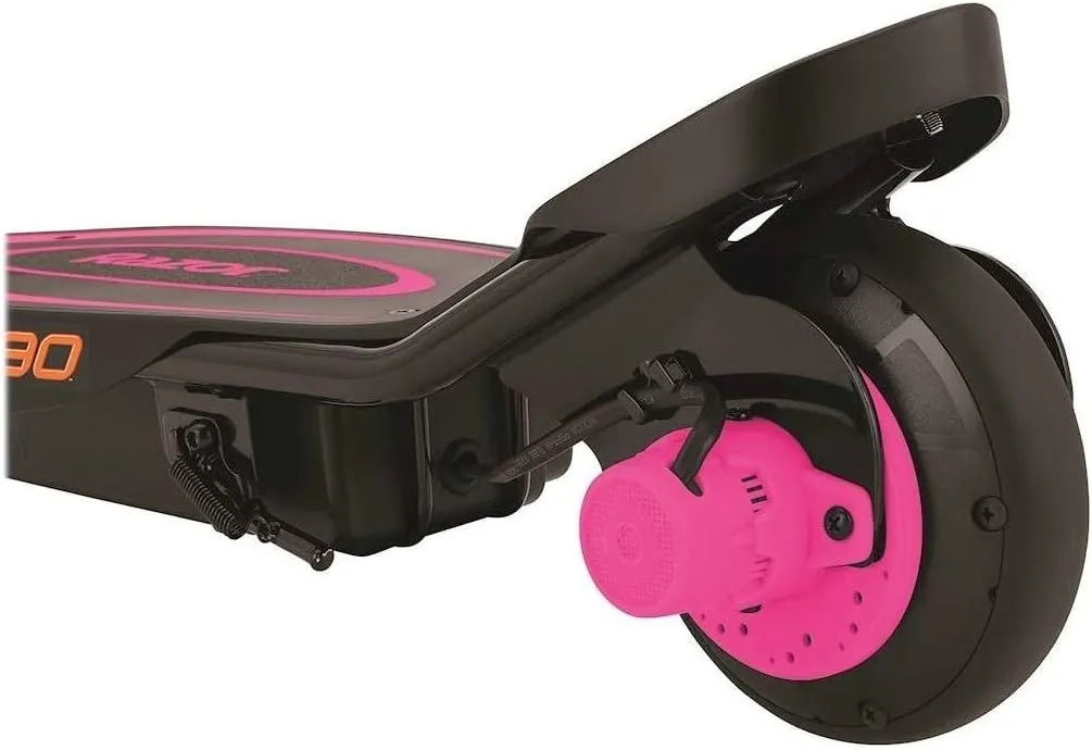 Razor Power Core E90 Electric Scooter with hub Motor, Push-Button Throttle, for Kids 8 