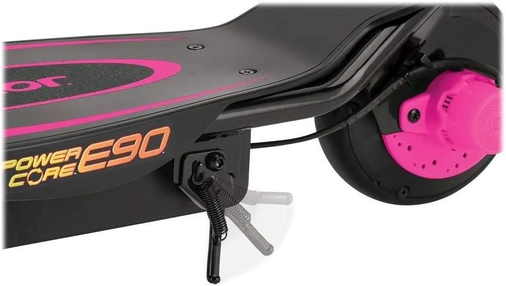 Razor Power Core E90 Electric Scooter with hub Motor, Push-Button Throttle, for Kids 8 