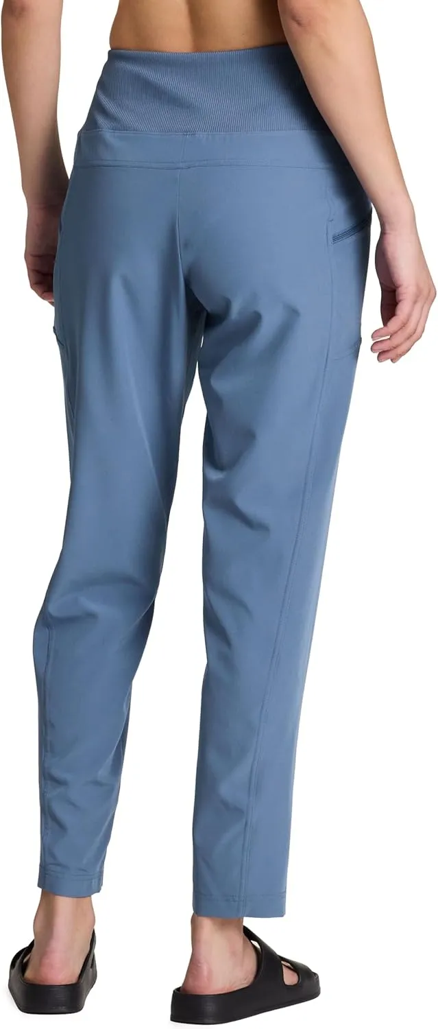 RBX Active Women's Ankle Pant, Lightweight Quick Drying Stretch Woven Casual Weekend Pant with Pockets