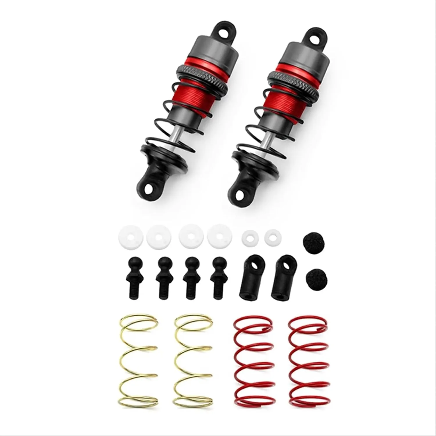 RC Shock Absorber Compatible with FW06 for TT01 M05 M06 1/10 RC Remote Control Car Flat for Racing Drift Metal Hydraulic Shock Absorbers
