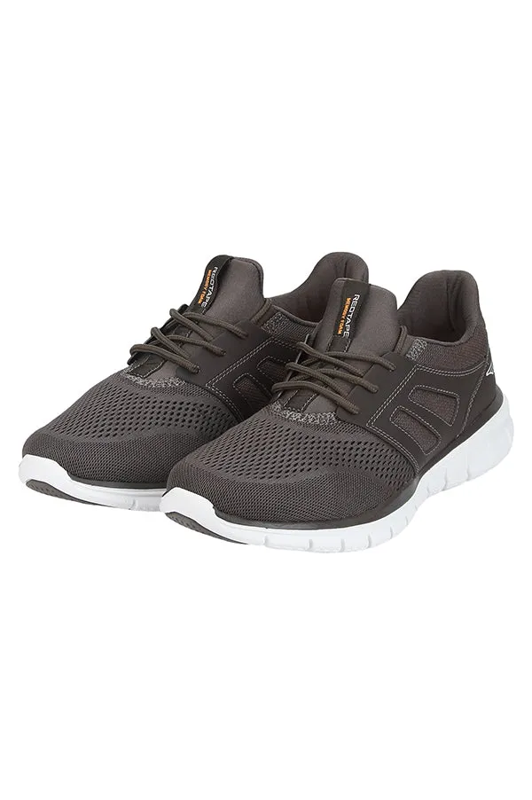 RedTape Men Black Walking Shoes