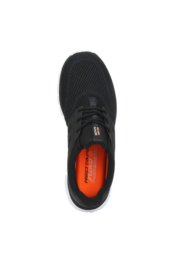 RedTape Men Black Walking Shoes