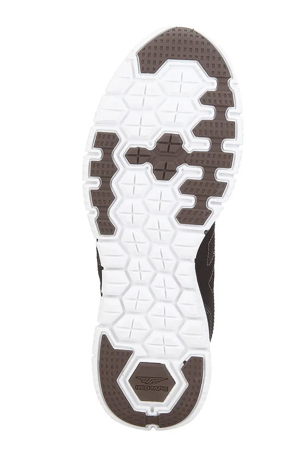 RedTape Men Black Walking Shoes