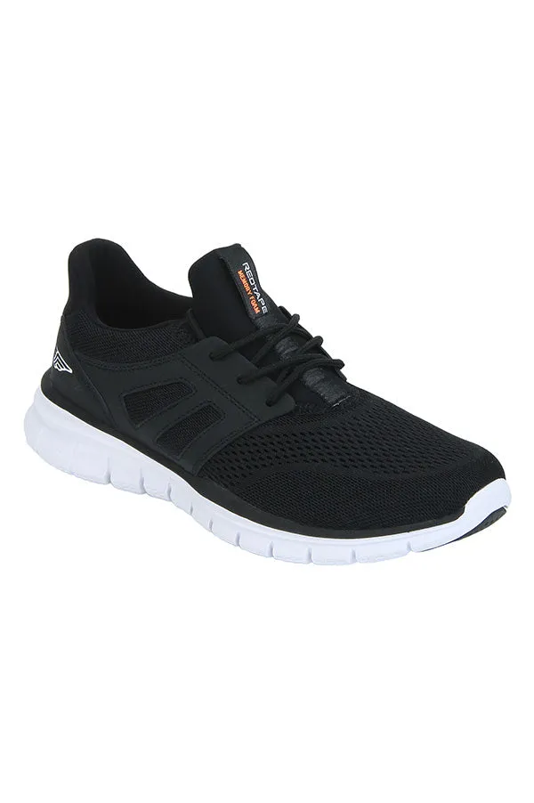 RedTape Men Black Walking Shoes