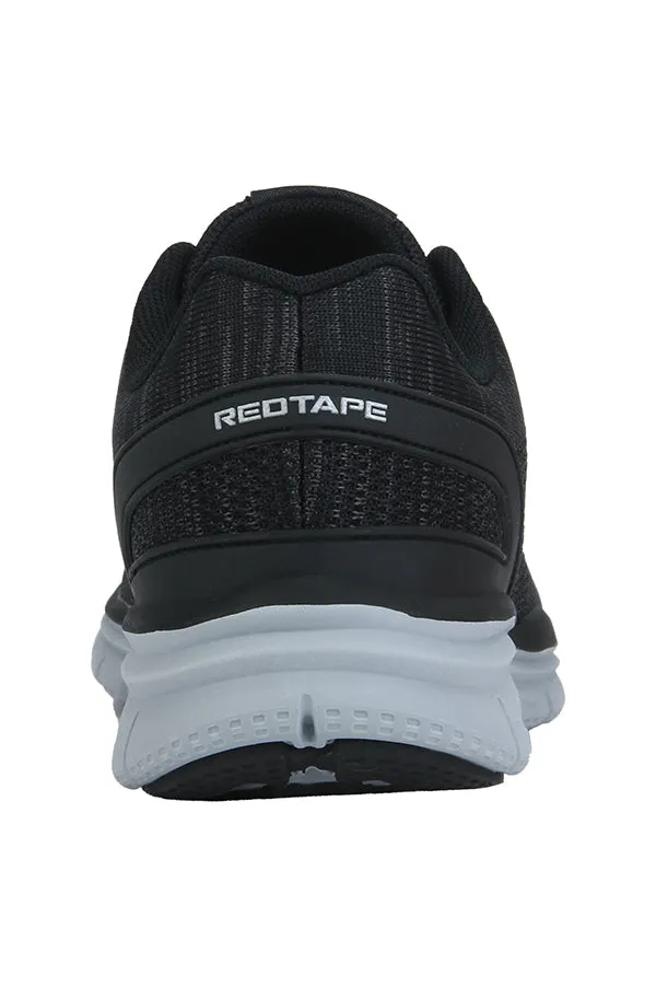 RedTape Men Black Walking Shoes