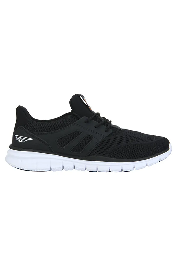RedTape Men Black Walking Shoes
