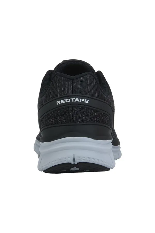 RedTape Men Black Walking Shoes