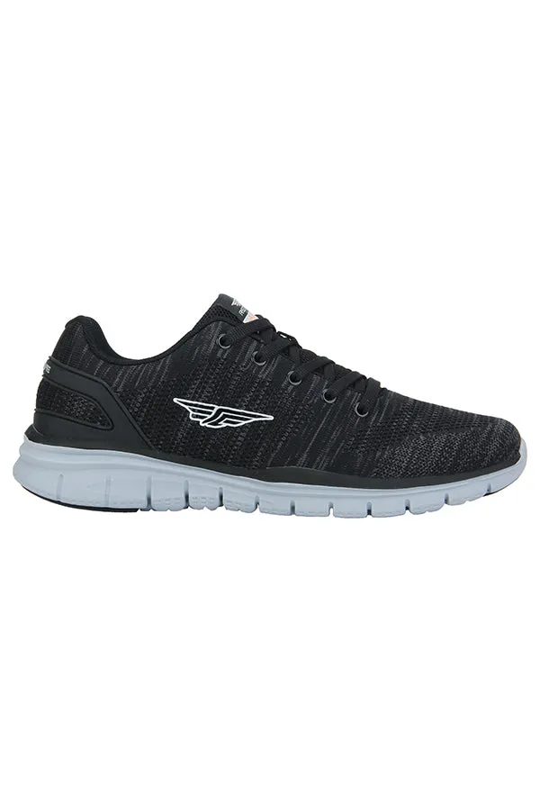 RedTape Men Black Walking Shoes
