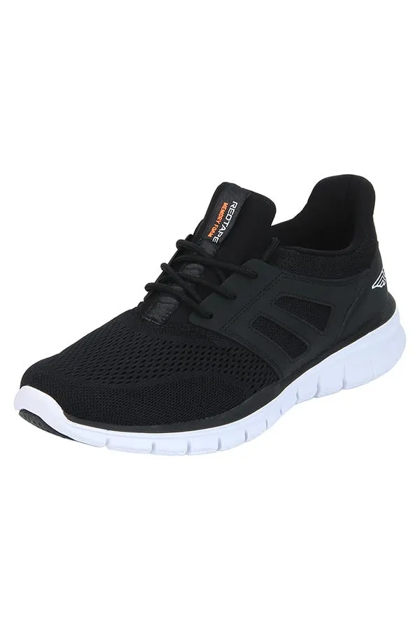 RedTape Men Black Walking Shoes