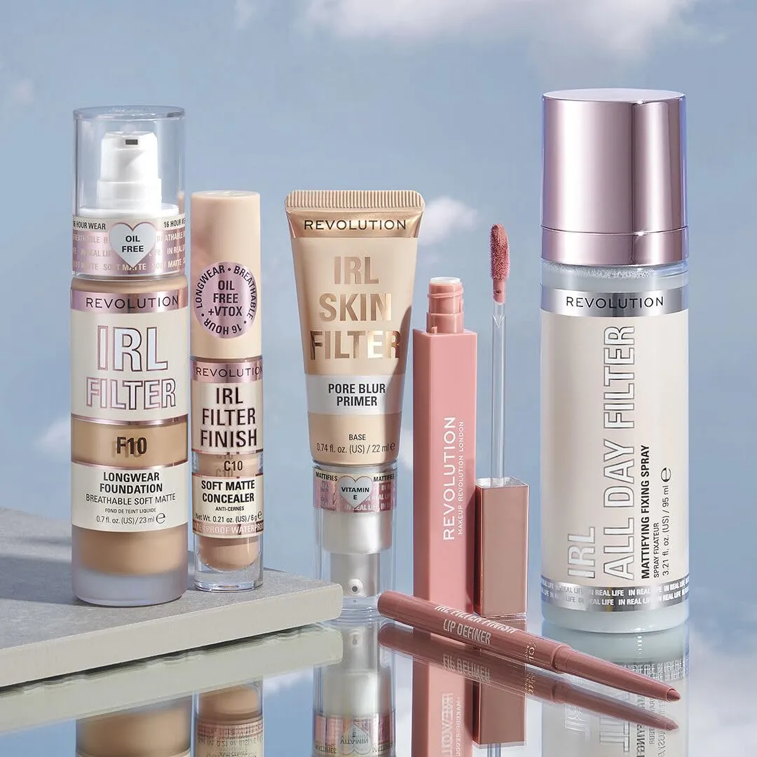 Revolution, IRL Filter Finish Concealer, Full Coverage, Oil-Free, Long-Lasting & Lightweight Formula, Infused with Hyaluronic Acid, Vegan & Cruelty-Free, C15, 0.21 oz (Pack of 2)