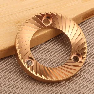 Rose Gold Multi-Purpose Espresso Grinder, 64mm Flat Burr with Titanium Plating,Unimodal Espresso Grinding, Espresso Grinder Burr for DF64,DF64P, DF64E, DF64V, Mazzer Super Jolly & Mini-E,etc