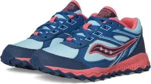 Saucony Cohesion TR14 LTT Trail Running Shoe (Little Big Kid) Sneaker, Aqua/Coral, 11.5 Wide US Unisex