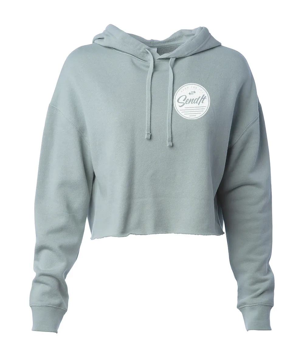 SEND IT WOMEN'S LIGHTWEIGHT CROP HOODIE